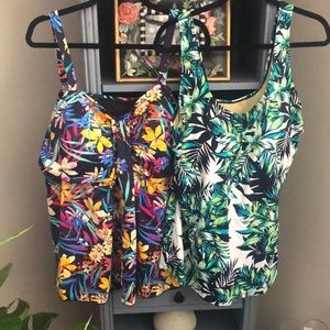 NWT- 2 tankini’s and 1 swim short- selling as a set